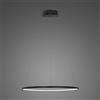 Altavola Design Ledowe Okręgi lampada sospesa 1x15 W nero LA073/P_40_in_3k_black