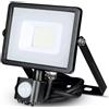 V-TAC lampada da parete per esterni 1x20 W nero 452