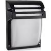 V-TAC lampada da parete per esterni 1x60 W nero 7076