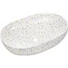 Comad Lili lavabo 60x41.5 cm rettangolare da appoggio bianco UN-LILI-MW21