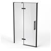 Ravak Cool! porta doccia 120 cm a battente nero opaca/vetro trasparente X0VVGC300Z1