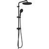 Grohe Vitalio Start System set doccia a parete con soffione nero 266802431