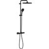 Grohe Vitalio Comfort set doccia a parete con termostato con soffione nero 266962431