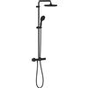 Grohe Vitalio Start System set doccia a parete con termostato con soffione nero 266772431