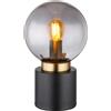Globo Lighting Marka lampada da tavolo 1x25 W nero-fumé-ottone 21003BB