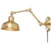 Markslöjd Grimstad lampada da parete 1x60 W ottone 108115