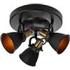 Markslöjd Alton lampada da soffitto 3x40 W nero 107854
