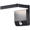 V-TAC lampada da parete per esterni 1x17 W nero 2949