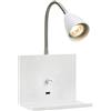 Markslöjd Logi lampada da parete 1x7 W bianco 107140