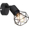 Globo Lighting Xara I lampada da parete 1x40 W nero 54802S-1