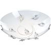 Globo Lighting Burgundy plafoniera 2x60 W bianco-opale 40404-2