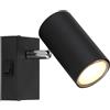 Globo Lighting Robby lampada da parete 1x25 W nero-cromo 57911-1B