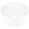 Deante Silia lavabo 36x36 cm rotonda da appoggio bianco CQS_AU4B