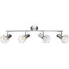 Globo Lighting Xara I lampada da soffitto 4x40 W cromo 54802-4