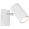 Globo Lighting Robby lampada da parete 1x25 W bianco 579111W