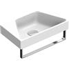Catalano Verso lavabo 40x23 cm rettangolare a parete-da mobile bianco 0920410001