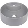 Deante Silia lavabo 36x36 cm rotonda da appoggio grigio/pietra CQS_SU4B