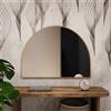 Baltica Design Tiny Border Semi Round specchio 120x80 cm oro 5904107924168