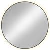 Baltica Design Tiny Border Bright specchio 50x50 cm rotonda con illuminazione nero 5904107910444