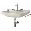 Kerasan Waldorf lavabo 60x55 cm rettangolare a parete bianco 4140K3