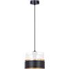 Kaja Vega lampada sospesa 1x40 W bianco-nero-oro K-5290