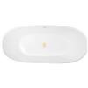 Oltens Set vasca da bagno freestanding Oltens Stora 12008000, copertura piletta Oltens 09002800