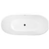 Oltens Set vasca da bagno freestanding Oltens Stora 12008000, copertura piletta Oltens 09002400