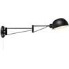 Markslöjd Portland lampada da parete 1x40 W nero 108587