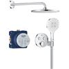 Grohe Precision Smartcontrol set doccia da incasso con termostato con soffione cromo 34877000