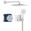 Grohe Precision Smartcontrol set doccia da incasso con termostato con soffione cromo 34876000