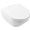 Villeroy & Boch Architectura combi-pack set con copriwater sospeso senza brida bianco lucida 4694CL01