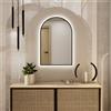 Baltica Design Tiny Border Pastille Cut specchio 60x180 cm con illuminazione nero 5904107929552