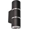 Goldlux Bamboo lampada da parete 2x10 W nero 324344