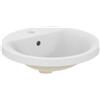 Ideal Standard Connect lavabo 48x48 cm rotonda da incasso bianco E504201