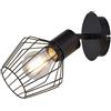 Rabalux Belano lampada da parete 1x40 W nero 3534
