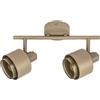 Rabalux Fedora lampada da soffitto 2x40 W oro -marrone 3548