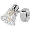 Rabalux Hestia lampada da parete 1x40 W cromo-trasparente 5299
