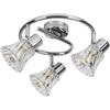 Rabalux Hestia lampada da soffitto 3x40 W cromo-trasparente 5301