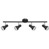 Rabalux Konrad lampada da soffitto 4x50 W nero 5325