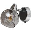 Rabalux Tamara lampada da parete 1x40 W cromo-fumé 5346