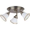 Rabalux Grando lampada da soffitto 3x40 W bianco-marrone 6548