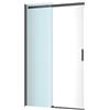 Excellent Rols porta doccia 100 cm scorrevole nero opaca/vetro trasparente KAEX.2612.1000.LP2/2.BL