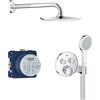 Grohe Grohtherm SmartControl set doccia da incasso con termostato con soffione cromo 34743000