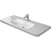 Duravit DuraStyle lavabo 120x48 cm rettangolare a parete-da mobile-con piano bianco 23201200001