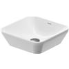 Duravit D-Neo lavabo 40x40 cm quadrata da appoggio bianco 2397400070