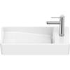 Roca Tura lavabo 55x27.5 cm rettangolare a parete-da appoggio bianco A327692S00