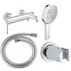 Grohe Set rubinetto per vasca e doccia Grohe Essence 33624001, doccetta Grohe Rainshower 26574000, 27074000, 22112000