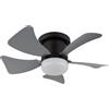 Globo Lighting Hines lampada da soffitto 1x9 W nero 03609A