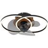 Globo Lighting Karen lampada da soffitto 1x24 W nero-marrone 03661