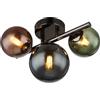 Globo Lighting Riha lampada sospesa 3x3.5 W verde-fumé-blu-grigio/cenere 56142-3W